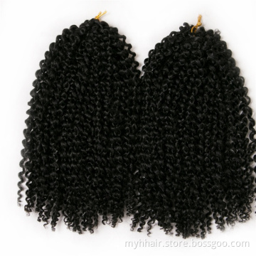60g/pack synthetic 12 inch curly Braid Ombre braiding hair Extension crochet braids hair Marley Passion Twist